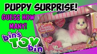 Puppy Surprise! How Many Puppies Will Popcorn Have? Review by Bin's Toy Bin
